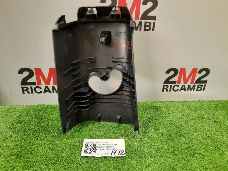 Rivestimento Interno Montante Centrale SUP DX 51437306648 Mini MINI Cooper F56 2018