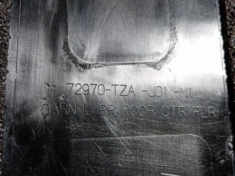 Rivestimento Interno Montante Centrale SX 72970-TZA-J01 Honda JAZZ III 2017