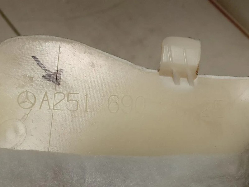 Rivestimento Interno Montante Parabrezza DX A2516902025 Mercedes Classe R W251 2006