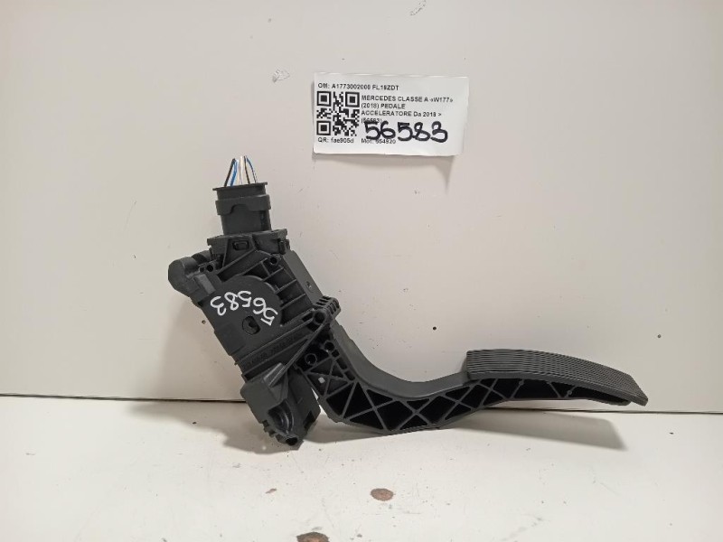 Pedale Acceleratore A1773002000 Mercedes Classe A W177 2018
