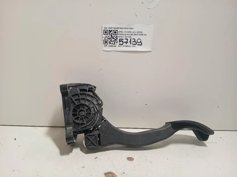 Pedale Acceleratore 86ET403457939 Opel Vivaro C 2019