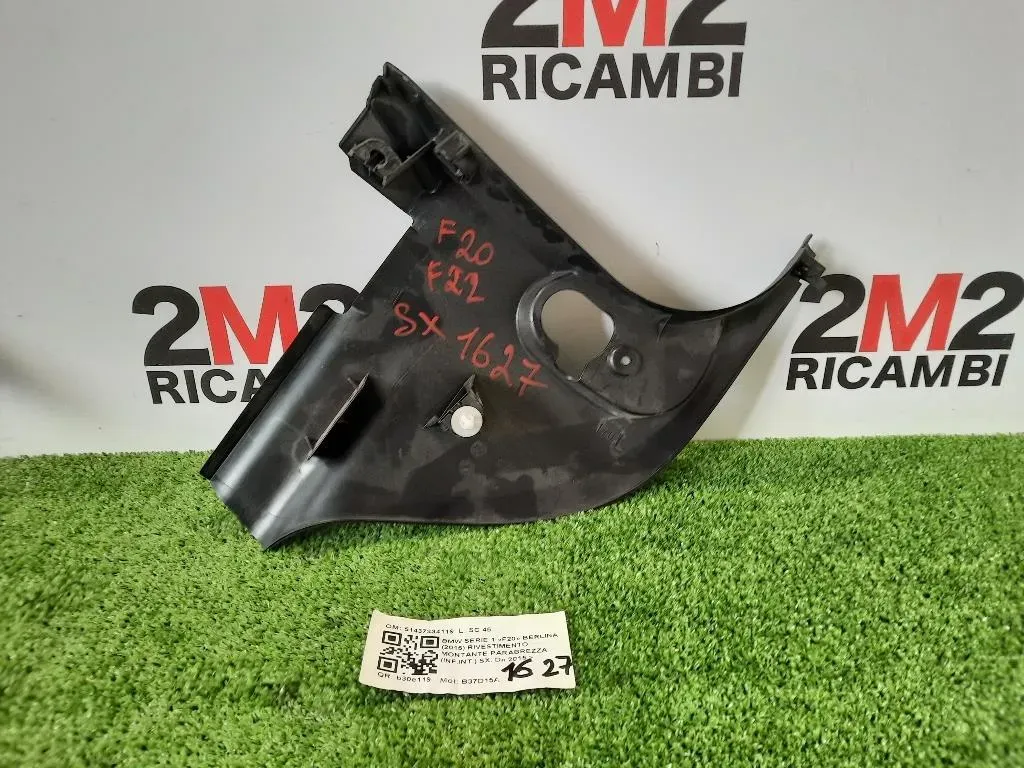 Rivestimento Montante Parabrezza Infint SX 51437334119 Bmw Serie 1 F20 Berlina 2015