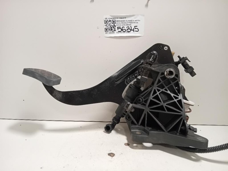 Pedale Frizione A2462900619 Mercedes Classe A W176 2013