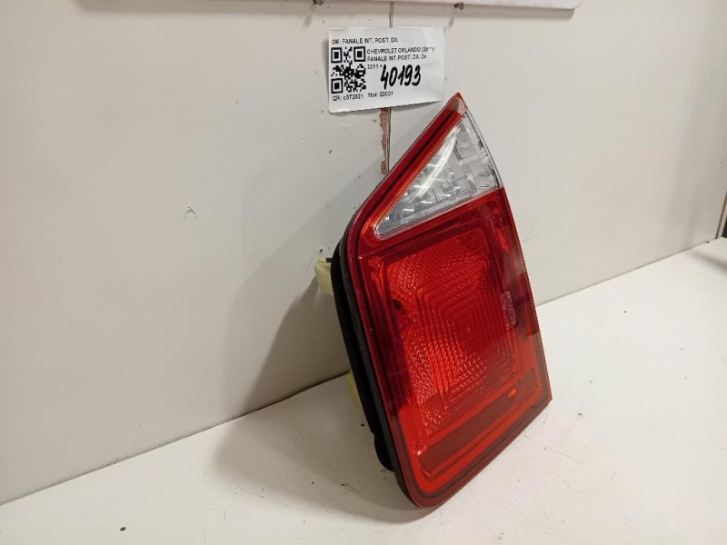 Fanale INT POST DX FANALE INT POST DX Chevrolet Orlando 2011