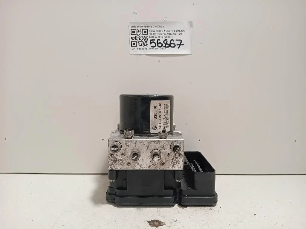 Pompa ABS ANT 34516790146 Bmw Serie 1 E87 Berlina 2005