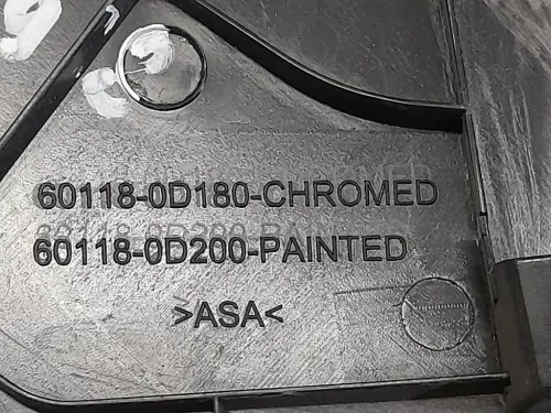 Rivestimento Specchio ANT SX 60118-0D180 Toyota Yaris IV 2012