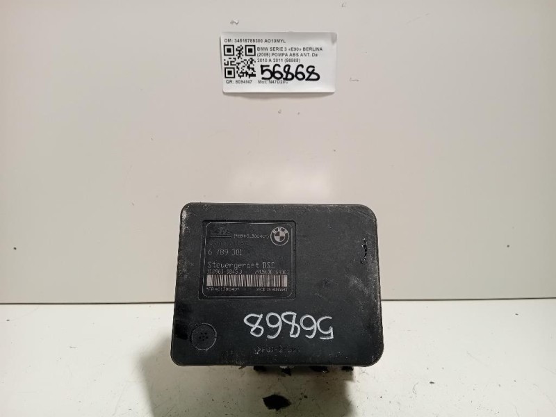 Pompa ABS ANT 34516789300 Bmw Serie 3 E90 Berlina 2005