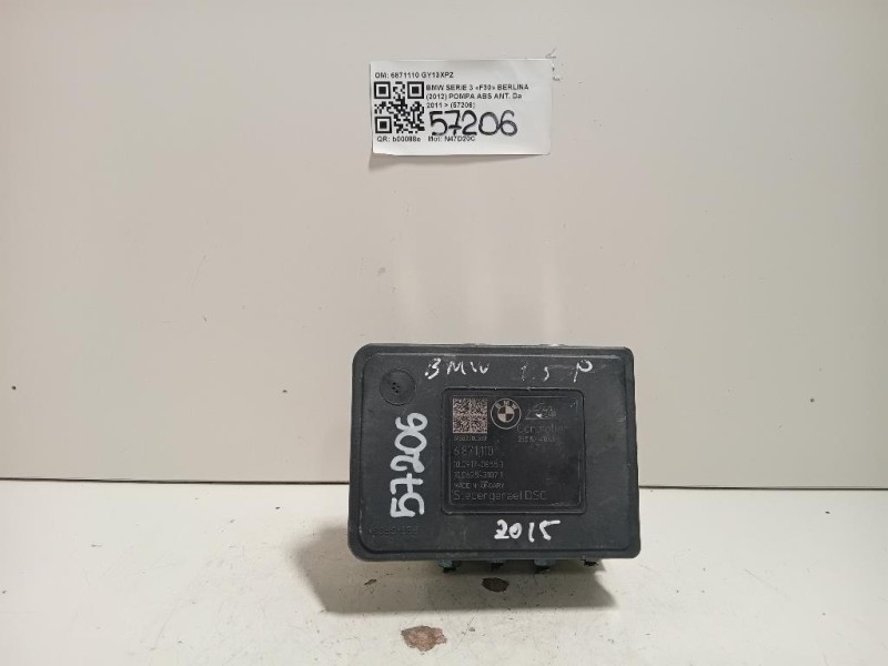 Pompa ABS ANT 6871110 Bmw Serie 3 F30 Berlina 2012