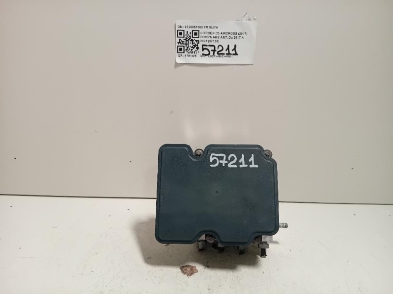 Pompa ABS ANT 9826051380 Citroen C3 Aircross 2017