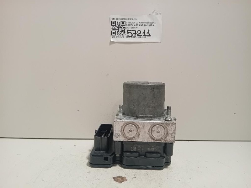 Pompa ABS ANT 9826051380 Citroen C3 Aircross 2017