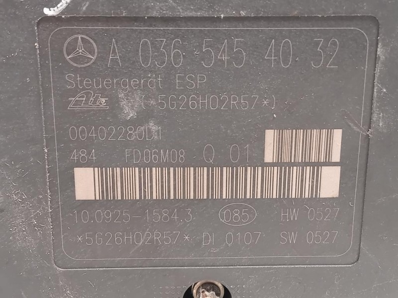 Pompa ABS ANT A0064310312 Mercedes Classe SLK R171 2004
