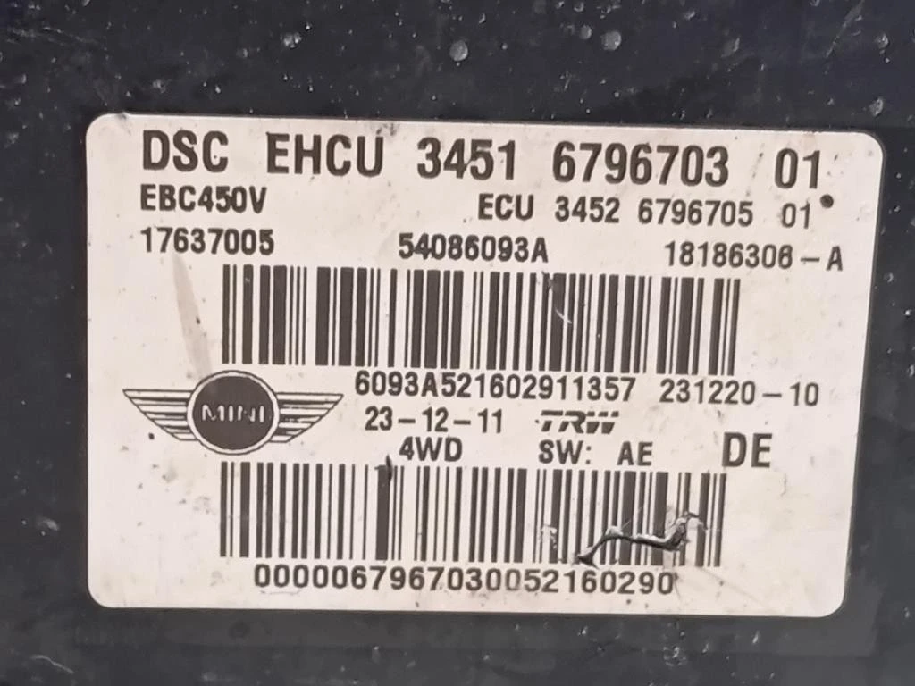 Pompa ABS ANT 34516796703 Mini Countryman Cooper R60 2010