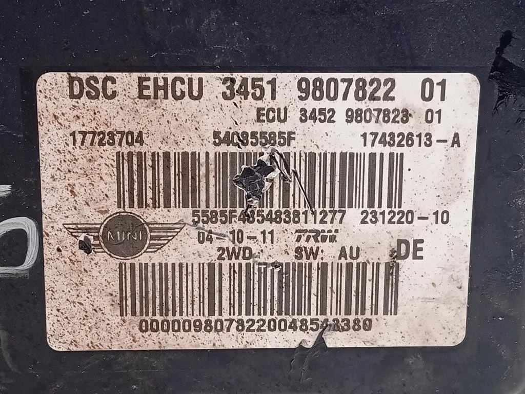 Pompa ABS ANT 34519807822 Mini Countryman Cooper R60 2010