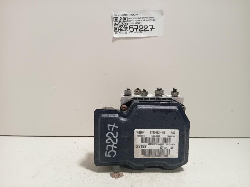 Pompa ABS ANT 678568202 Mini MINI Clubman R55 2011