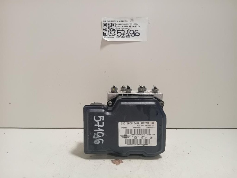 Pompa ABS ANT 34519807210 Mini MINI Cooper R56 2007