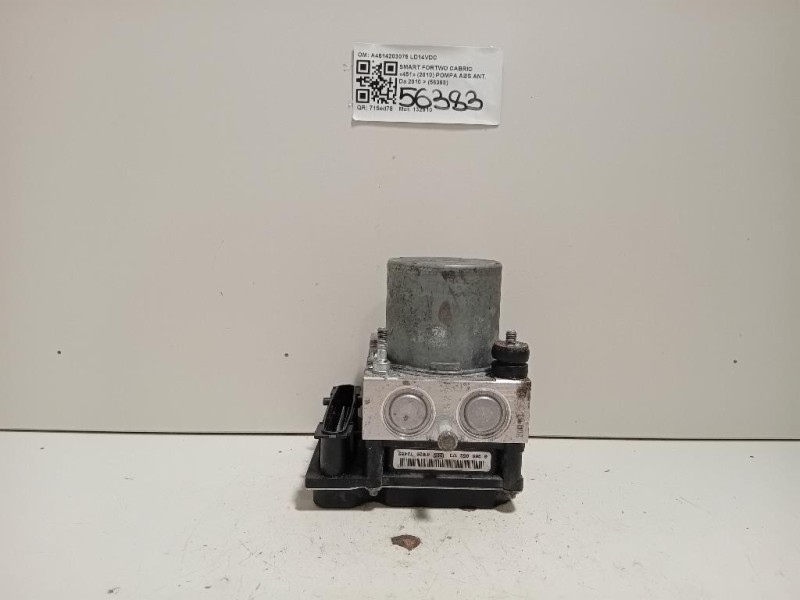 Pompa ABS ANT A4514203075 Smart Fortwo Cabrio 451 2010