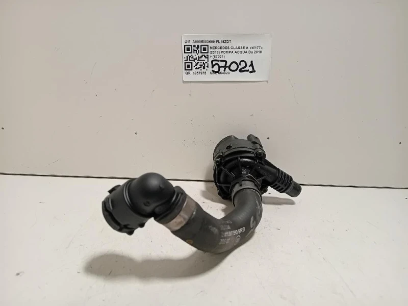 Pompa Acqua A0005003600 Mercedes Classe A W177 2018