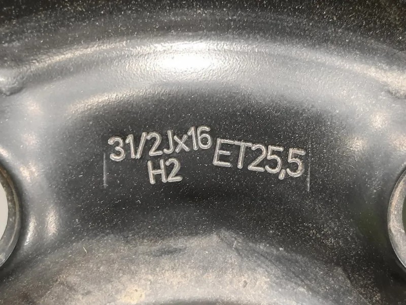 Ruotino DI Scorta POST 1K0601027 S HA4 2160927 312JX16 H2 ET255 Audi A3 8P1 2008