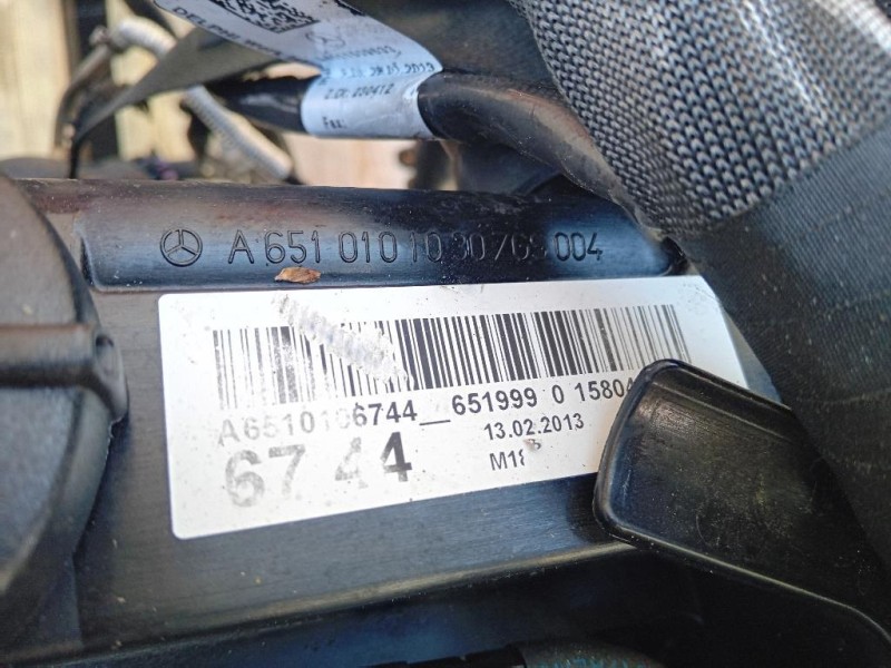 Motore Completo 651901 109 CV 81 KW Mercedes Classe B W246 2012