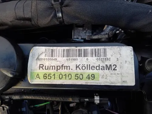 Motore Completo 651911 170 CV 125 KW Mercedes Classe C W204 2011