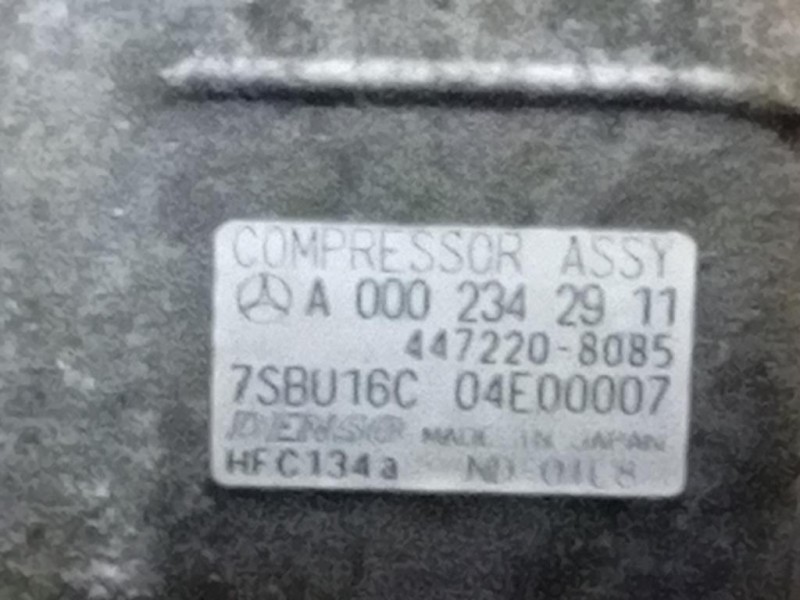 Motore Completo 111958 163CV Mercedes Classe SLK R170 1997