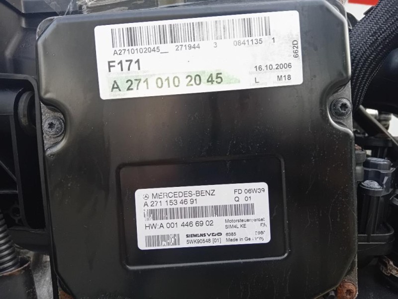 Motore Completo 271944 163 CV 120 KW A2710100800 Mercedes Classe SLK R171 2004