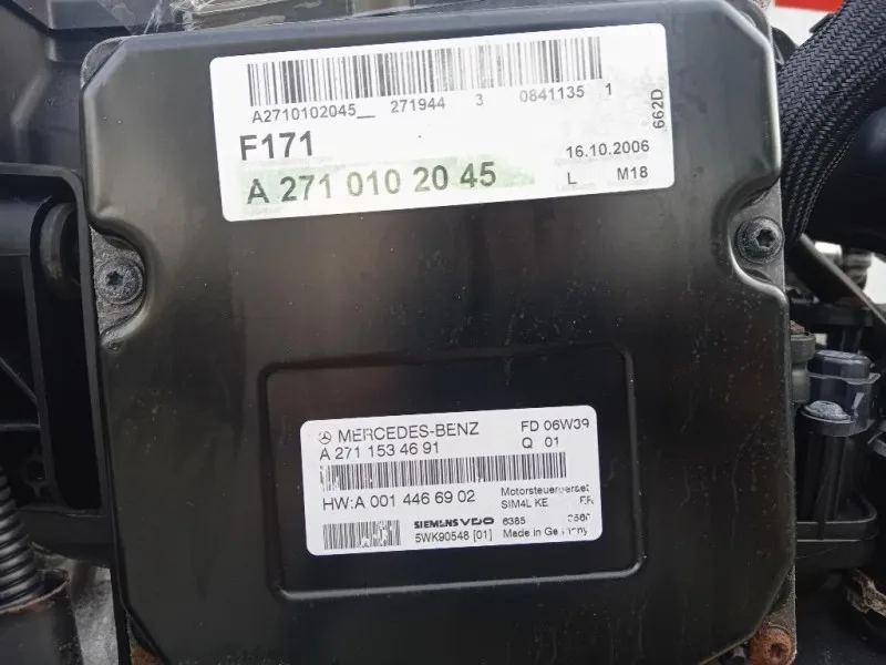 Motore Completo 271944 163 CV 120 KW A2710100800 Mercedes Classe SLK R171 2004