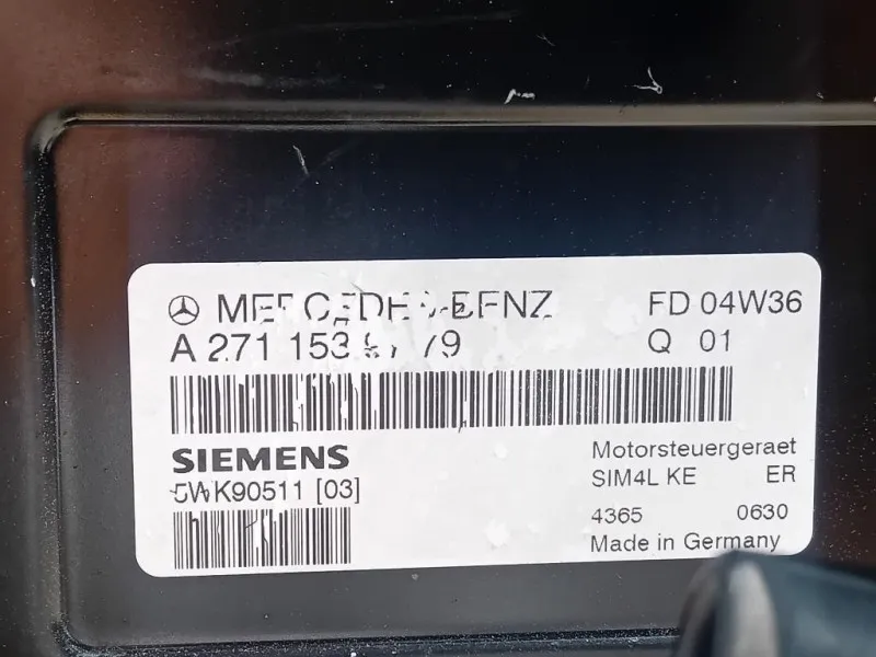 Motore Completo 271944 163 CV 119 KW Mercedes Classe SLK R171 2004