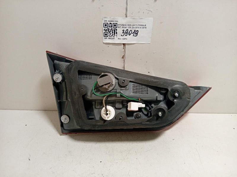 Fanale INT POST DX 92404-1K0 Hyundai IX20 2011