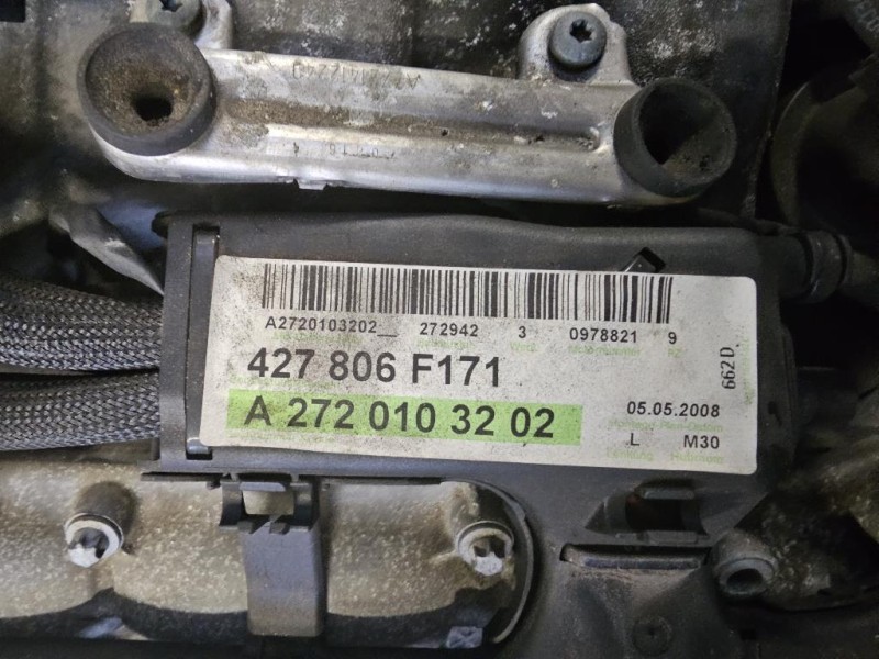 Motore Completo 272942 231CV 170KW Mercedes Classe SLK R171 2008