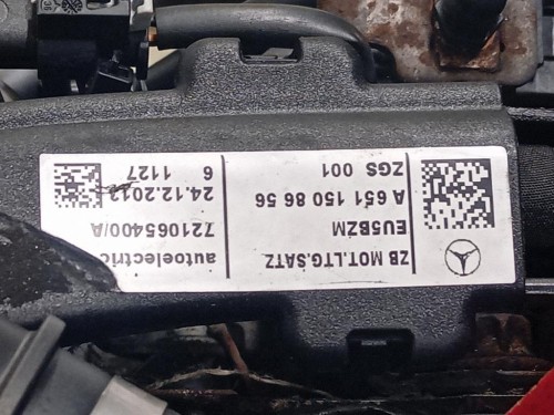 Motore Completo 651956 95 CV 69 KW Mercedes Sprinter III 2013