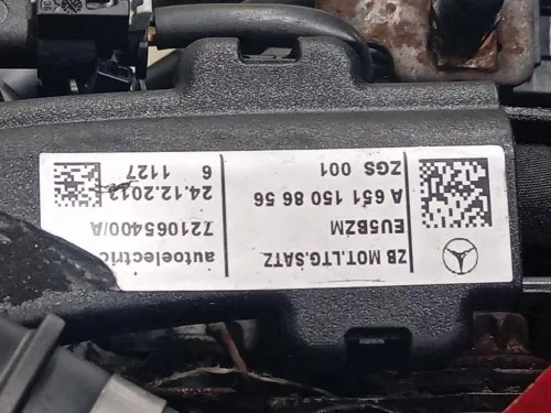 Motore Completo 651956 95 CV 69 KW Mercedes Sprinter III 2013