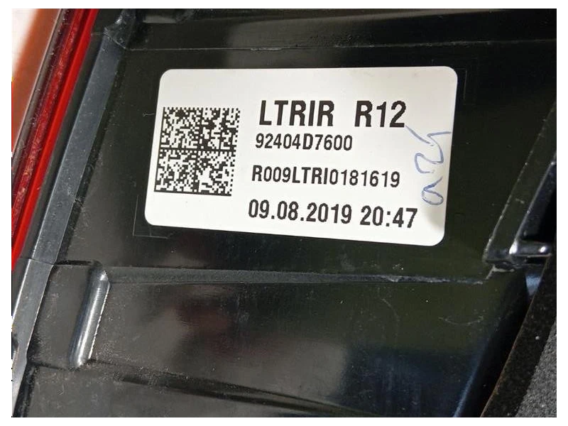 Fanale INT POST DX 92404D7600 Hyundai Tucson II 2018