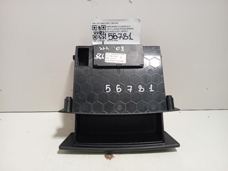 Posacenere A1716801252 Mercedes Classe SLK R171 2008