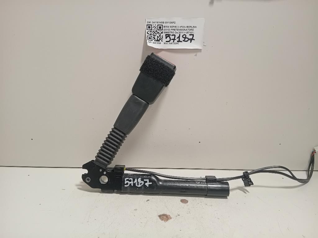 Pretensionatore Sinistro 34110143B Bmw Serie 3 F30 Berlina 2012