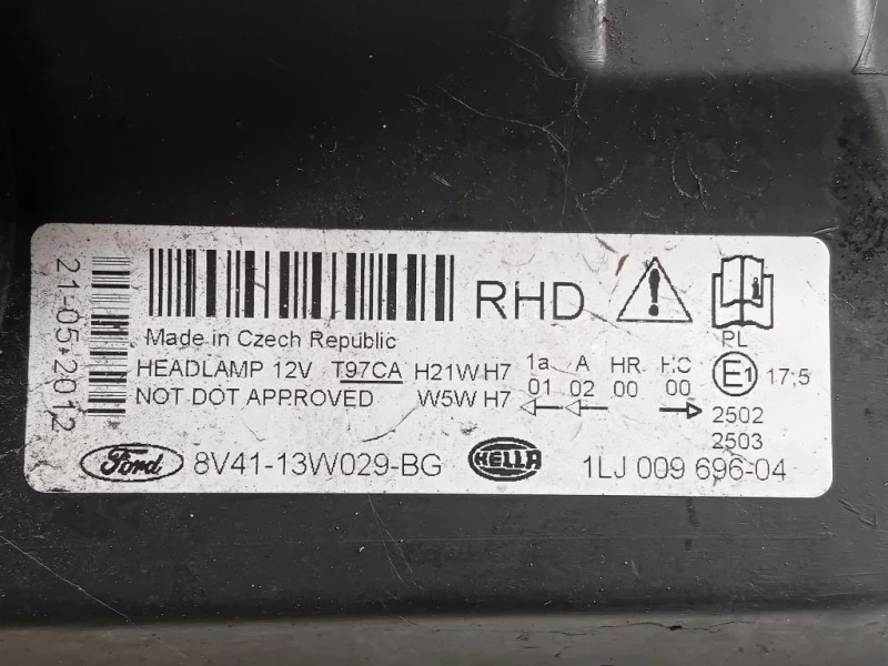 Proiettore ANT DX 8V41-13W029-BG Ford KUGA I 2008