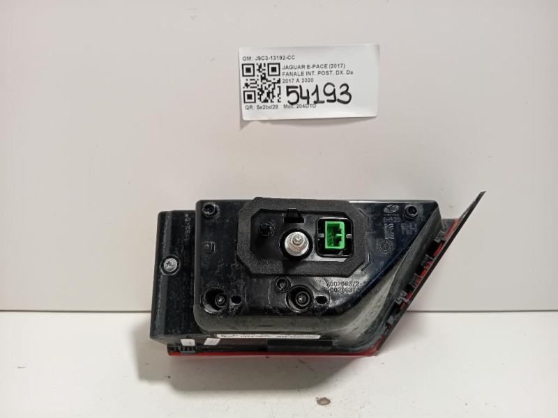 Fanale INT POST DX J9C3-13192-CC Jaguar E-pace 2017