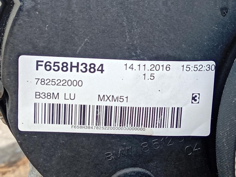 Motore Completo B38A15A 136 CV 100 KW Mini MINI Cooper F56 2014