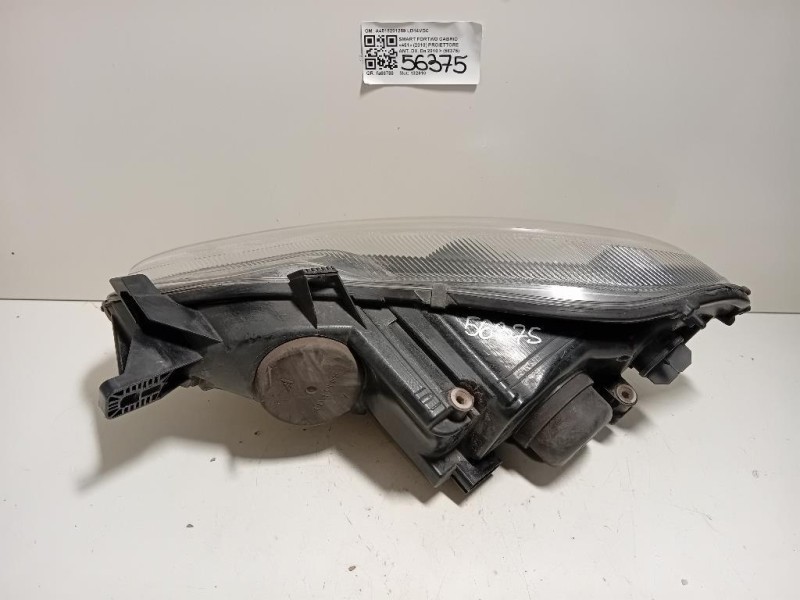 Proiettore ANT DX A4518201259 Smart Fortwo Cabrio 451 2010