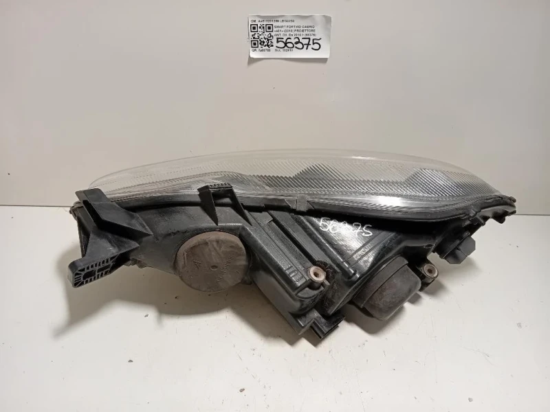 Proiettore ANT DX A4518201259 Smart Fortwo Cabrio 451 2010