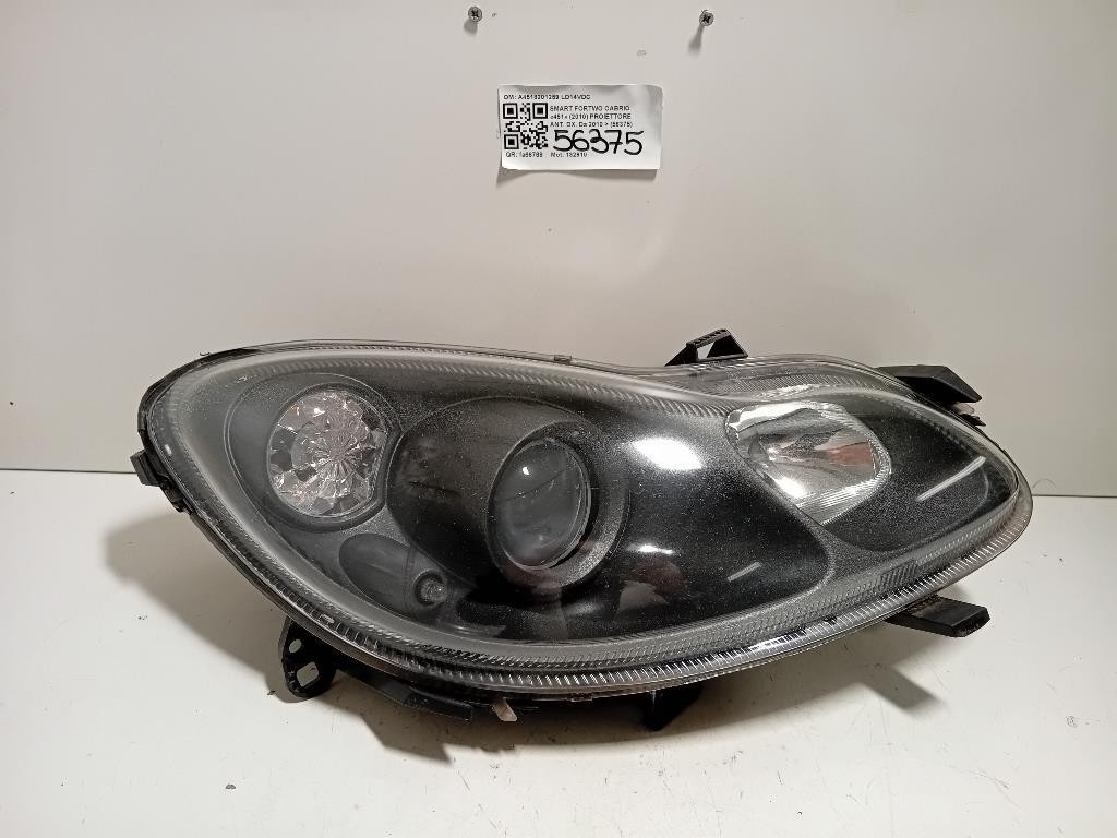 Proiettore ANT DX A4518201259 Smart Fortwo Cabrio 451 2010