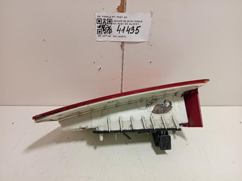 Fanale INT POST DX T4N39462 Jaguar XE 2015