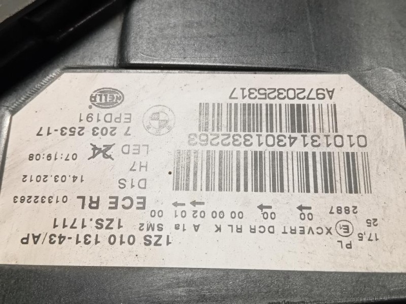 Proiettore ANT SX 1ZS01013143 Bmw Serie 5 F10 Berlina 2012