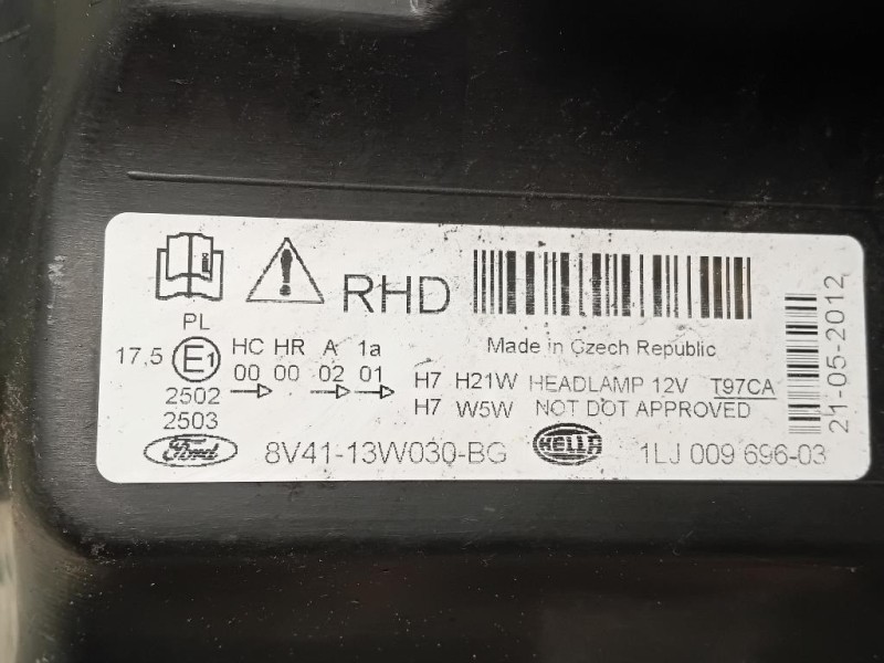 Proiettore ANT SX 8V41-13W030-BG Ford KUGA I 2008