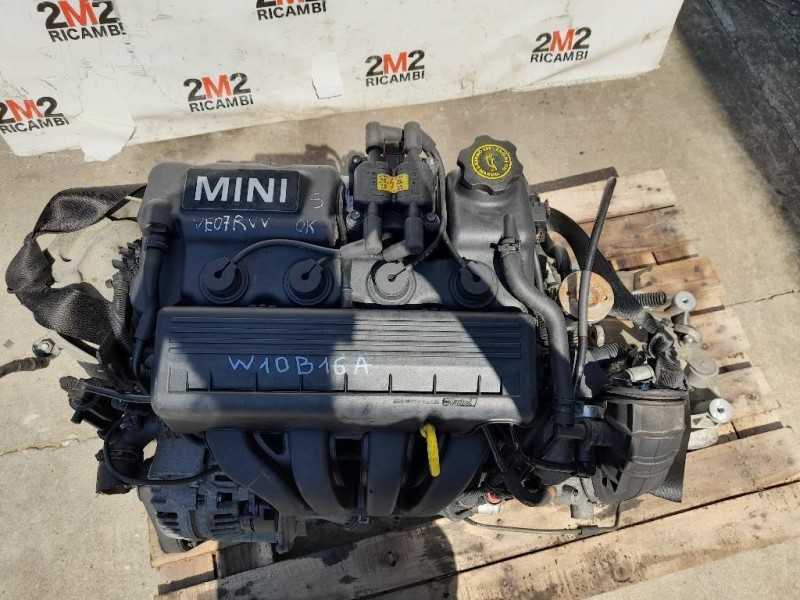 Motore Completo W10B16A 90 CV 66 KW Mini MINI ONE R52 Cabrio 2001