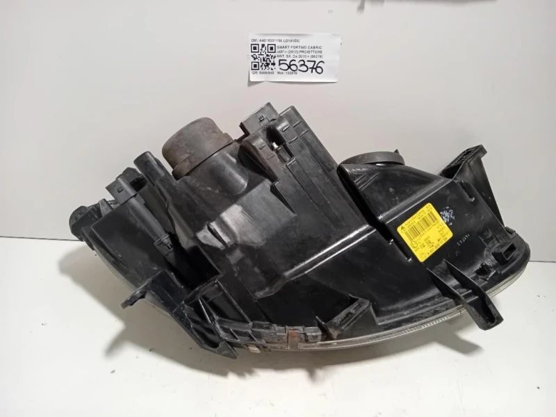 Proiettore ANT SX A4518201159 Smart Fortwo Cabrio 451 2010