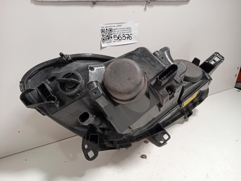 Proiettore ANT SX A4518201159 Smart Fortwo Cabrio 451 2010