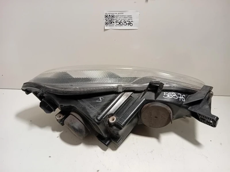 Proiettore ANT SX A4518201159 Smart Fortwo Cabrio 451 2010