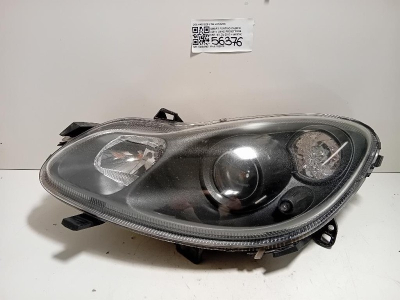 Proiettore ANT SX A4518201159 Smart Fortwo Cabrio 451 2010