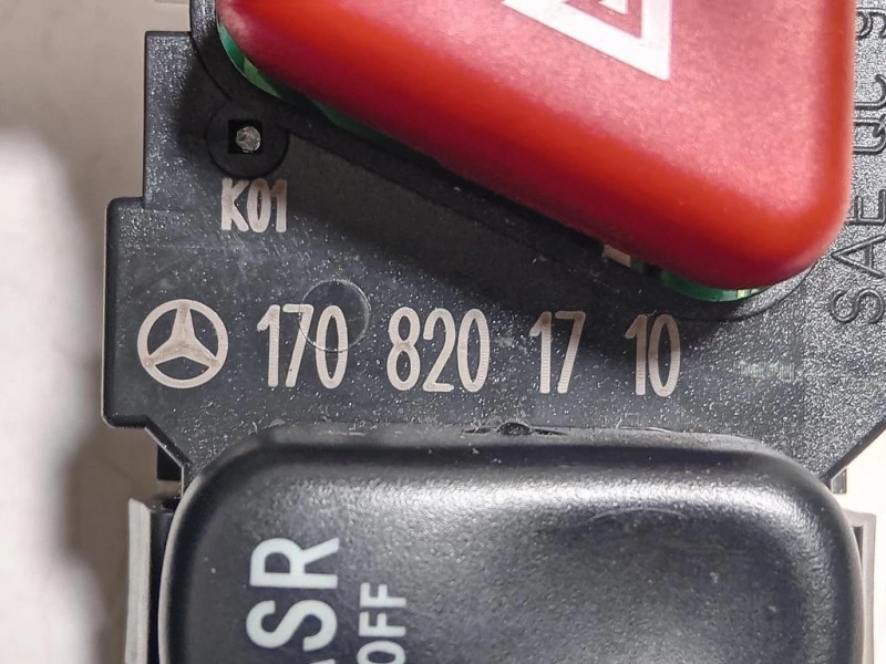 Pulsantiera Multifunzione Centrale 1708201710 Mercedes Classe SLK R170 1997